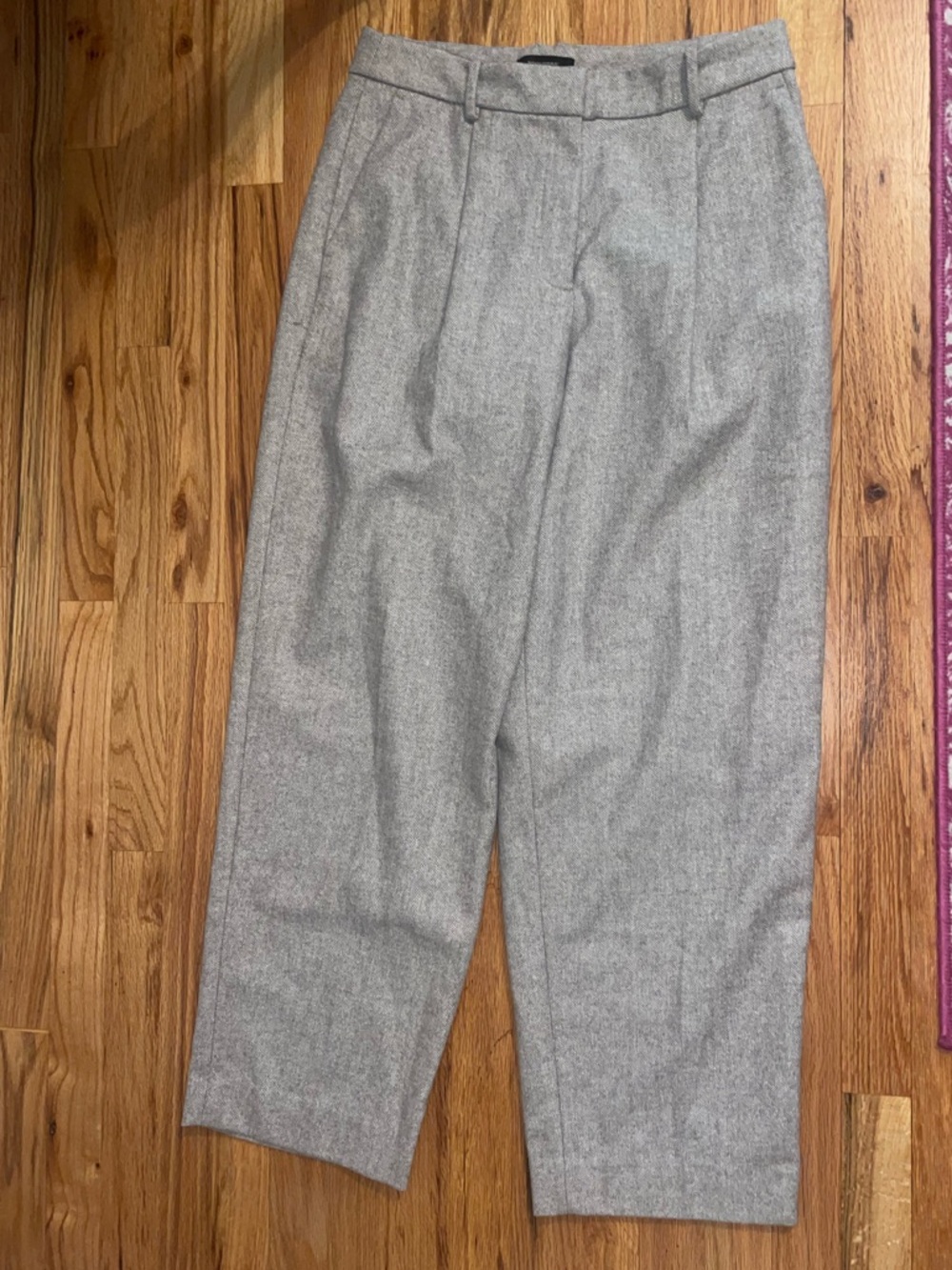Banana republic high rise straight trousers